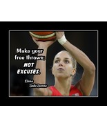 Inspirational Basketball Motivation Quote Poster Print Delle Donne NO EX... - $31.54 CAD+