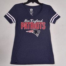 New England Patriots Women&#39;s NFL Team Apparel Tee Shirt Size XS V Neck - $12.27