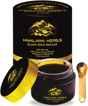 Shilajit Pure Himalayan Organic Herbs - 100% Sundried Gold Grade Shilajit Resin  - $39.46