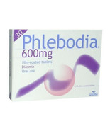 3 PACK PHLEBODIA 30 tabs x 600mg Heavy Legs, Venous Insufficiency, Hemor... - €82,79 EUR