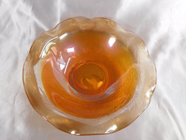 Jeanette Iris and Marigold Ruffled Depression Glass Bowl Set # 23301 - $34.60