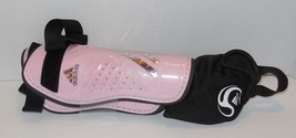Adidas Predator Club Soccer Shin Guards Size Large Pink 5&#39;10&quot;-6&#39;1&quot; 18+ 1... - $9.65