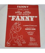 Vintage 1954 Fanny Sheet Music A New Musical - £8.97 GBP