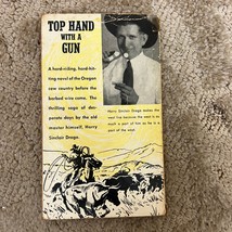 Top Hand with a Gun Western Paperback Book by Harry Sinclair Drago Action 1955 - £9.74 GBP