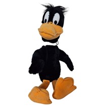 Vintage 1989 Daffy Duck Warner Brothers Mighty Star Plush Stuffed Animal 15.5&quot; - £29.97 GBP