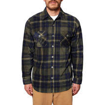Freedom Foundry Men&#39;s Plaid Fleece Shirt, Green, XL - $29.69