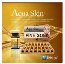 1 Box Aqua Skin Fine Gold Free DHL Express Shipping To USA - £127.89 GBP