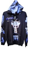 2 Pac Thug Life Hoodie &amp; Pants Size M Yeezzi Set Long Sleeve Pullover - £38.90 GBP