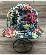 Original CHUCK Bucket Hat One Size Hawaiian Print Palm Trees Beach Resor... - £13.18 GBP