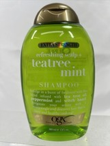 Ogx Refreshing Scalp Teatree Mint Shampoo Witch Hazel Peppermint 13oz￼ ￼ - £5.50 GBP