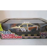 DIECAST RACING CHAMPIONS #19 YELLOW STOCK CAR GOLD 50TH ANNIV 1/24 MIB  S1 - £6.19 GBP