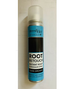3 X ROOT RETOUCH DARK BROWN 75ml DERMA V10 INSTANT ROOT CONCEALER SPRAY - $13.25