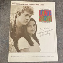 Vintage Sheet Music Love Story (Where Do I Begin) 1971 - £14.42 GBP