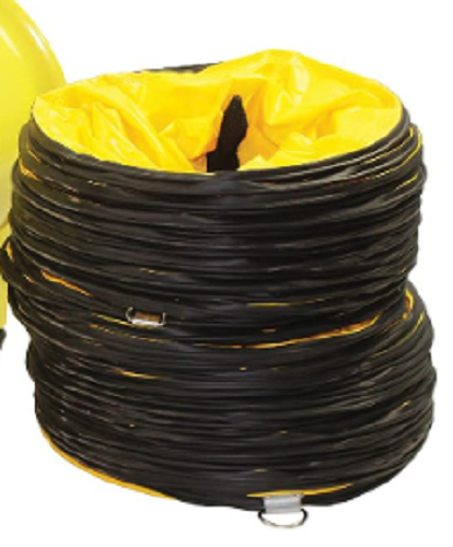 Maxx Air 12&quot; Flex Hose  20 ft vinyl hose yellow HVHF12HOSE  to HVHF12 fan - $9.90