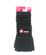 6 Pair Peds Ladies Trouser Socks Tactel Lycra Size 5-10 Black - BRAND NEW - $11.83