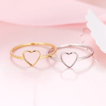 [Jewelry] Best Friend Heart Ring for Birthday Gift - Not Fade Color - £7.82 GBP