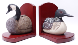 Vintage LOON Duck Bookend + Goose Book Ends - $281.04 MXN