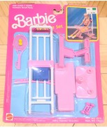 Vintage 1990 Barbie Exercise Set Workout Gym Accessories 7279 New SEALED - $19.53