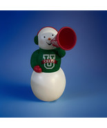 Christmas Cheer SNOWMAN Motion Activated 8&quot; Cheerleader Hallmark - $29.61 CAD