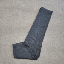 J Jill Ponte Knit Slim Leg Pants Womens Size L Gray Striped Super Soft Stretch - £31.58 GBP