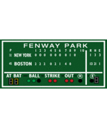 2.5&#39; X 5.5&#39; Green monster Boston, 1999 ALCS Game 3 scorbo... - $282.15