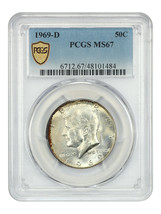 1969-D 50C PCGS MS67 - £2,145.49 GBP