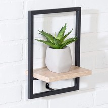 Small Floating Wall Shelf, Natural, By Honey-Can-Do, Model Number Shf-08575. - £33.97 GBP