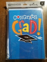 GRADUATION Greeting Cards **10 PACK** Congrats Accomplishment Hallmark Cap - £3.13 GBP