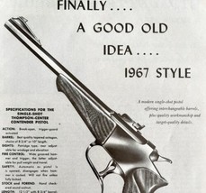 Thompson Center Single Shot Pistol 1967 Advertisement Firearms Guns DWEE16 - $24.99
