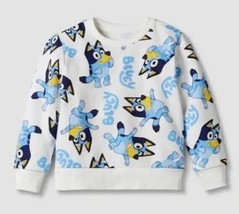 Bluey Toddler Crewneck Sweatshirt Size 2T New With Tags Girls Boys  - £10.34 GBP