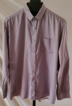 Johnston &amp; Murphy Black Red White &amp; Blue Diamond Button Down Shirt Mens ... - $19.79