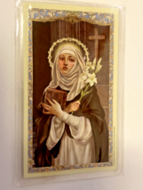 Saint Catherine of Siena Laminated Bio Card, New #PCL-04 - $1.68