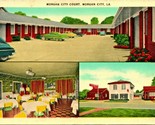 Morgan City Court Motor Tourist Motel US 90 Louisiana Color Linen Postca... - $3.91