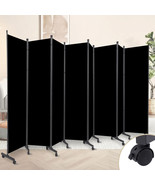 Room Divider 8 Panel Room Dividers/Wheels, Room Divider Panel for Office... - £367.30 GBP