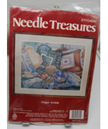 Needle Treasurers - Linger Away - Kit #00625 18&quot; x 14&quot; - £4.27 GBP