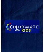 COLORMATE  NAVY BLUE  TWIN SIZE COTTON  TAILORED BED SKIRT BEDDING NEW - £29.57 GBP