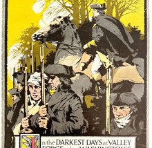 George Washington Valley Forge YC Cover 1918 Lithograph Patriotic Art HM1B - £38.64 GBP