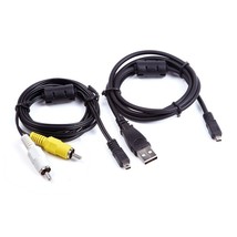 Usb Pc Data Sync+Av A/V Tv Video Cable Cord For Kodak Easyshare Camera Z... - £19.91 GBP