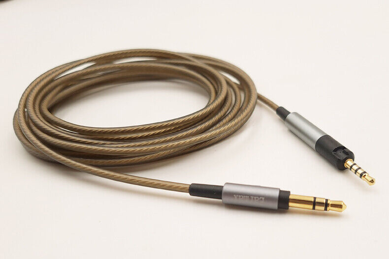 6/9ft Silver Plated Audio Cable For Sennheiser HD 620S  			