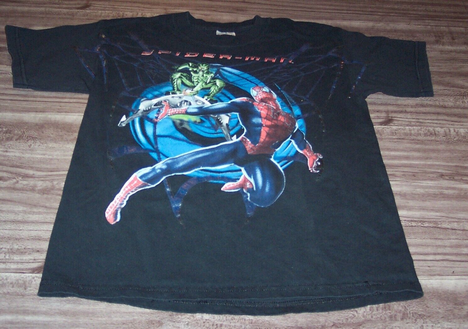 VINTAGE 2002 SPIDER-MAN Spiderman Movie Marvel Comics T-Shirt YOUTH LARGE Y2K - $49.50