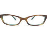 Paul Smith Eyeglasses Frames PS-268 DM/AQ Brown Tortoise Aqua Blue 47-16... - $140.03