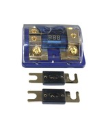 300A Dual Digital Golden Anl Dist Block Fuse Holder 0-4 Ga Free 2Pcs Fuses - £42.47 GBP