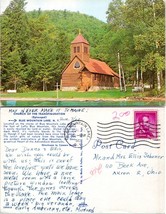 New York Blue Mountain Lake Transfiguration Church Posted in 1962 VTG Postcard - £7.51 GBP