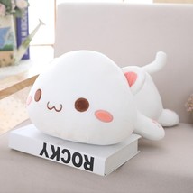 Lying Cat Plush Toys Stuffed Cute Cat Doll Lovely Animal Pillow Soft Cartoon Cus - £17.08 GBP