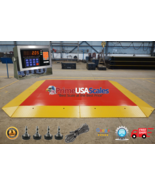 Pancake Floor Scale 10&#39;x10&#39; Pallet Scale 20,000 lb Ramps Forklift Scale - $17,089.50 CAD