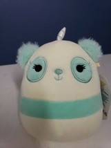 Squishmallow Inez 5&quot; Mini Teal Panda Unicorn New Rare Kids Toys Squish N... - £11.60 GBP