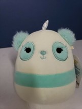 Squishmallow Inez 5" Mini Teal Panda Unicorn New Rare Kids Toys Squish New Tags - $14.84