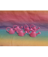 Lot of 6 Pink Mini Squirting Watering Cans Party Favors Crafts Decor - £2.31 GBP