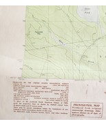 Brassua Lake West Maine Map 1988 USGS Topographical Survey Vintage 27 x ... - $37.50