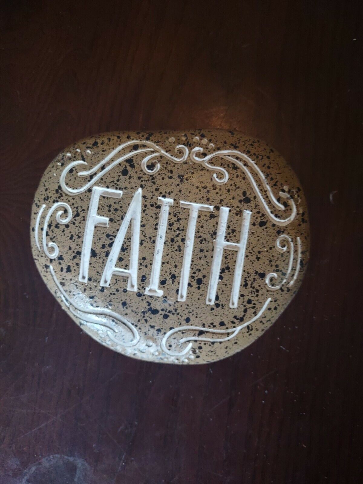Cement Stone &quot;Faith&quot; - $18.69